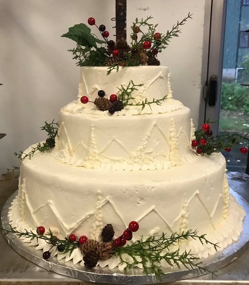 Geddes Bakery wedding cake